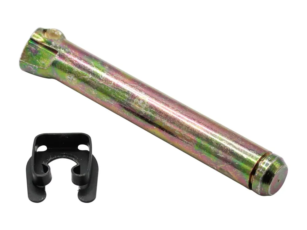 Schneller Versand Bolzen + Clip (bis Bj. 2002) für Stützrad passend für Castelgarden XX 185 HD Rasentraktor