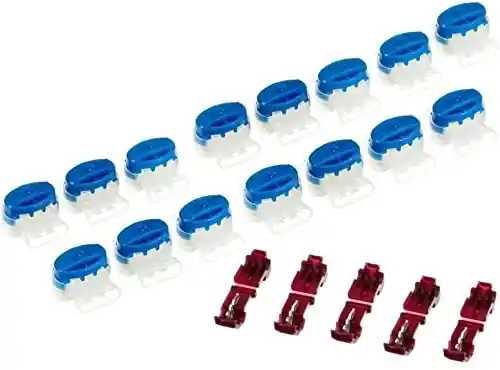Knallerangebot 15 Kabel Verbinder + 5 Anschlussklemmen kompatibel für Robomow ® MC* MS* RL* RM* - wiederverschließbare Box - Original 3M