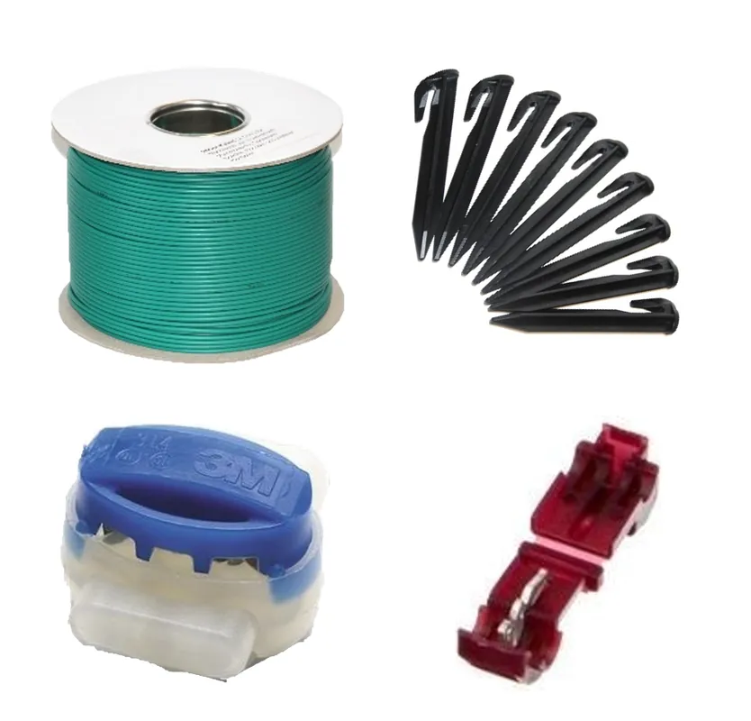Mega-Angebot Installation Set S+ kompatibel mit Gardena R80Li R100Li R130Li Kabel Haken Verbinder Paket Kit