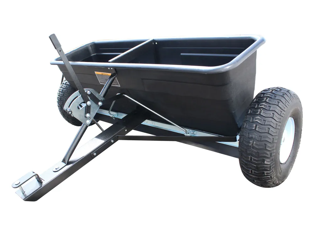 Sale Anhängestreuer Salzstreuer Düngerstreuer 80KG passend für Gardenstar Rasentraktor