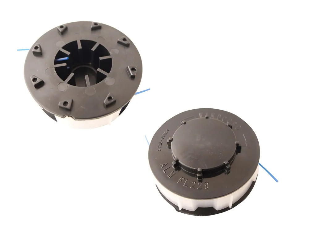Zertifiziert Fadenspule 1,3mm (2er Set) passend für Gardol RT2950L Freischneider
