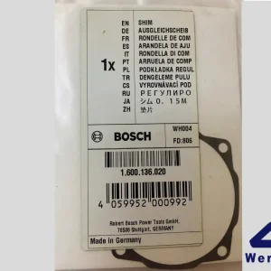 Sonderaktion Bosch 1600136020 Original Ausgleichscheibe 0.15 mm DICK Ersatzteil