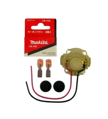Geprüft Makita Original Lagerschild 638462-8 + Kohlebürsten CB-430 191971-3+Makita Kappen 643929-3 für Makita HR240D